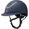 Charles Owen EQx Kylo MIPS Wide Peak Matte Hat - Navy -Equestrian Supply Store cowen kylo mips wide matte navy 1rdy