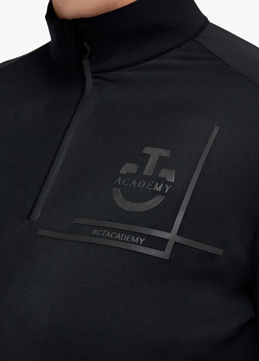 Cavalleria Toscana Academy Training Polo - Black 5 Cavalleria Toscana Academy Training Polo - Black - Image 3