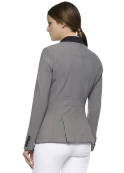 Cavalleria Toscana GP Riding Jacket - Grey -Equestrian Supply Store ct gp jackey grey 2rdy