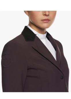 Cavalleria Toscana GP Zip Riding Jacket - Dark Purple -Equestrian Supply Store ct gp zip jacket purple 3rdy