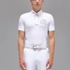 Cavalleria Toscana Mens Revo Piquet Polo - White