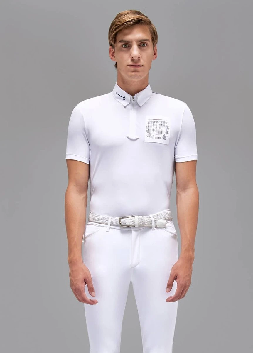 Cavalleria Toscana Mens Revo Piquet Polo - White 3 Cavalleria Toscana Mens Revo Piquet Polo - White