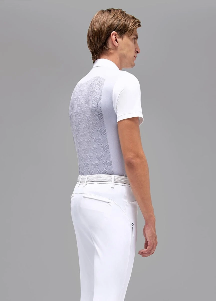 Cavalleria Toscana Mens Revo Piquet Polo - White 4 Cavalleria Toscana Mens Revo Piquet Polo - White - Image 2