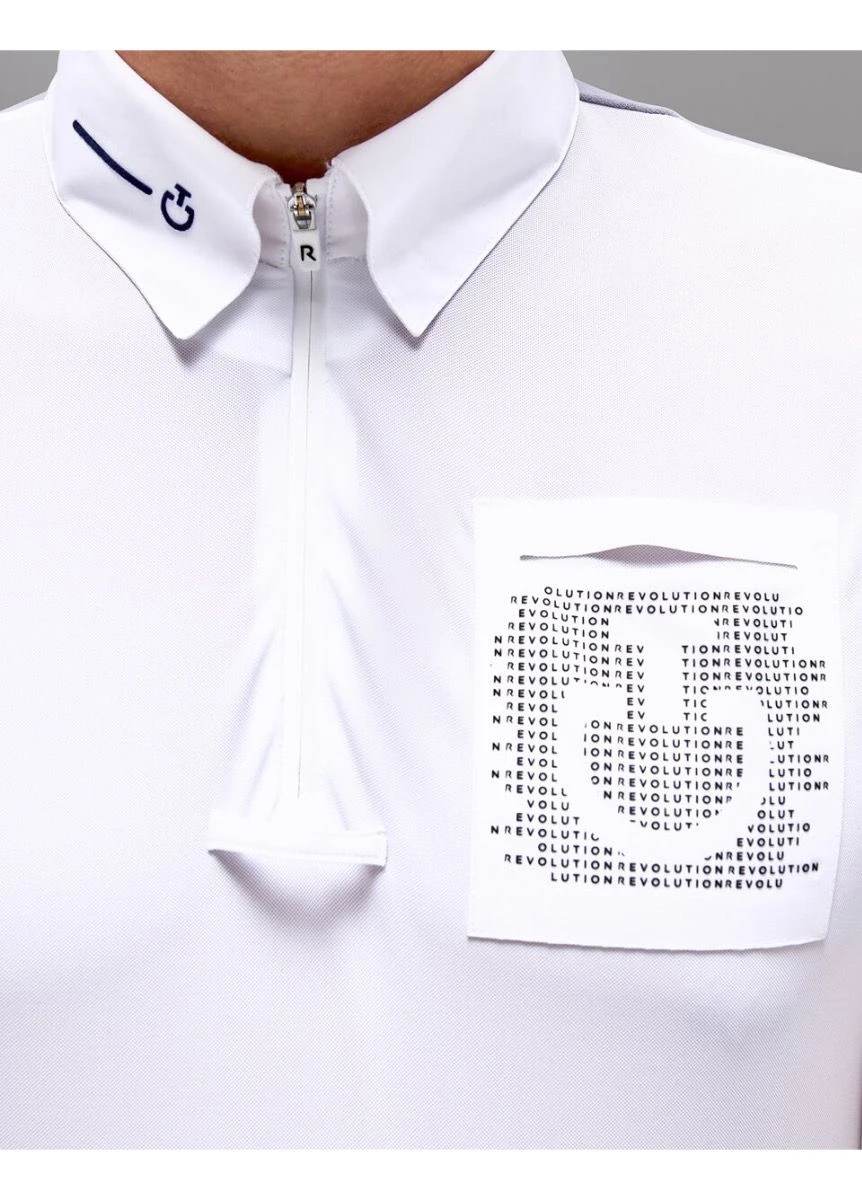 Cavalleria Toscana Mens Revo Piquet Polo - White 5 Cavalleria Toscana Mens Revo Piquet Polo - White - Image 3
