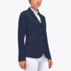 Cavalleria Toscana Perforated Competition Jacket - Blue -Equestrian Supply Store ct perf jacket blue 1rdy