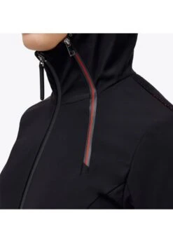 Cavalleria Toscana Revo Red Label Softshell Jacket - Black/Red -Equestrian Supply Store ct red label softshell black 5rdy