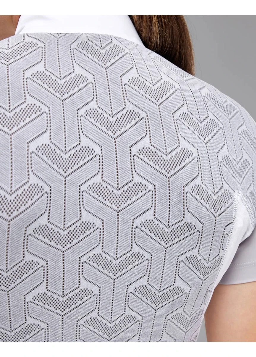 Cavalleria Toscana Revo Competition Zip Polo - Light Grey 6 Cavalleria Toscana Revo Competition Zip Polo - Light Grey - Image 4