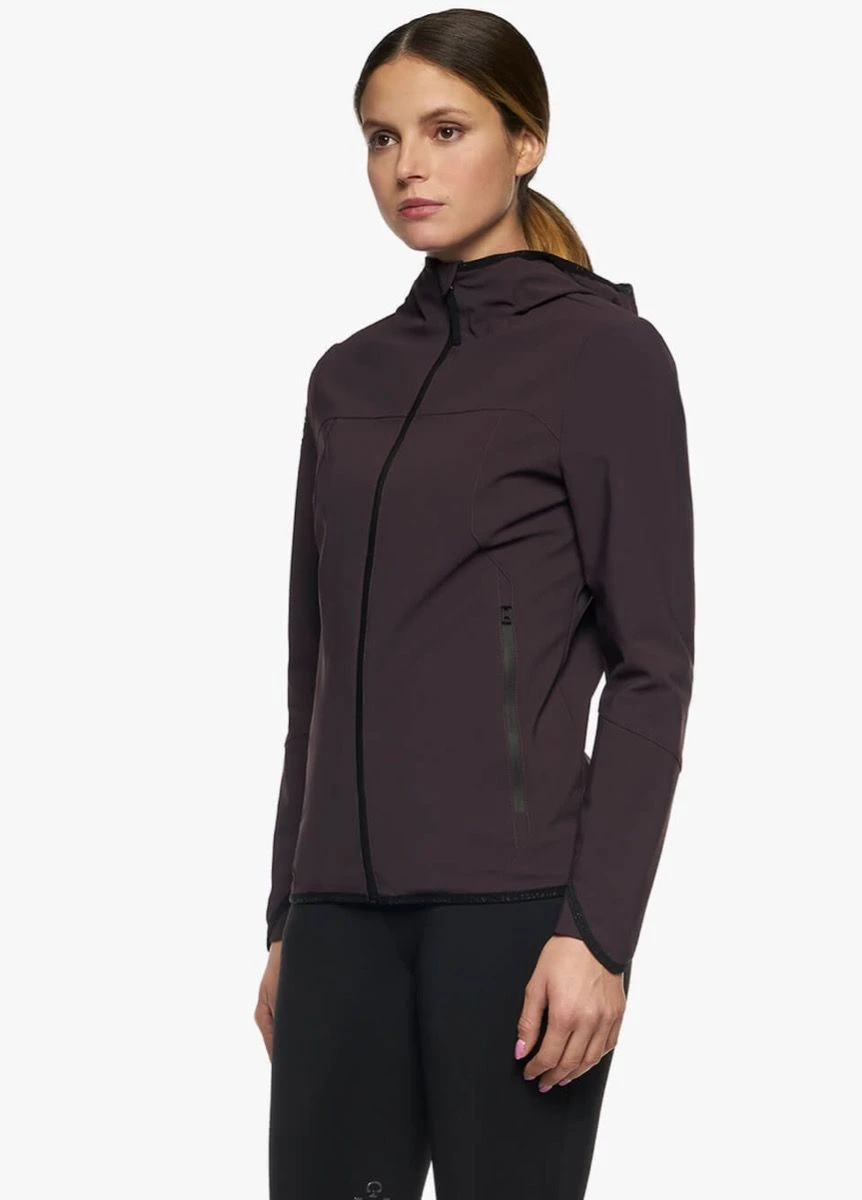 Cavalleria Toscana Softshell Jacket - Dark Purple 4 Cavalleria Toscana Softshell Jacket - Dark Purple - Image 2