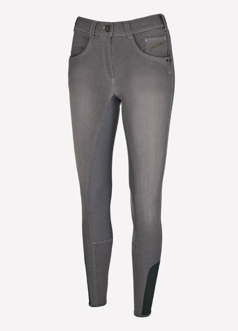 Pikeur Darjeen Grip Jean Breeches - Grey 3 Pikeur Darjeen Grip Jean Breeches - Grey