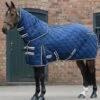 Weatherbeeta ComFiTec Diamond Quilt Detach A Neck Medium Stable Rug - Blue/Charc/White 1 Weatherbeeta ComFiTec Diamond Quilt Detach A Neck Medium Stable Rug - Blue/Charc/White -Equestrian Supply Store diamondquilt1
