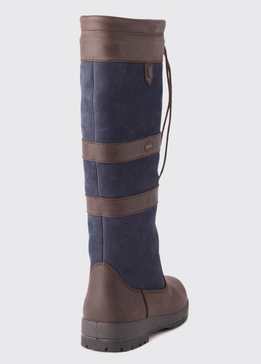 Dubarry Womens Galway Boots - Navy/Brown 6 Dubarry Womens Galway Boots - Navy/Brown - Image 4