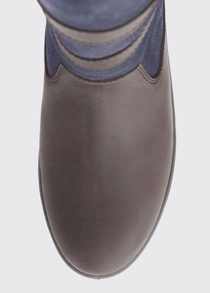 Dubarry Womens Galway Boots - Navy/Brown 8 Dubarry Womens Galway Boots - Navy/Brown - Image 6