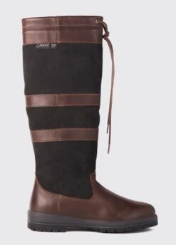 Dubarry Womens Galway Boots Slim Fit - Black/Brown -Equestrian Supply Store dubarry galway slimfit black brown 4rdy