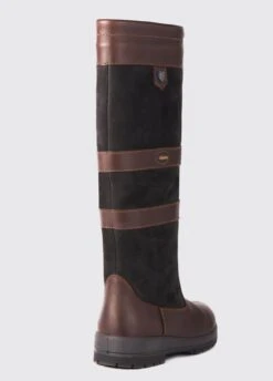 Dubarry Womens Galway Boots Slim Fit - Black/Brown -Equestrian Supply Store dubarry galway slimfit black brown 5rdy