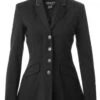 Equetech Jersey Competition Jacket - Black/Silver -Equestrian Supply Store equetech jersey black 1rdy