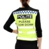 Equisafety Polite Hi Viz Waistcoat - Yellow 2 Equisafety Polite Hi Viz Waistcoat - Yellow -Equestrian Supply Store equihivizyellow1rdy