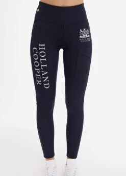Holland Cooper Equestrian Equi Legging Sport - Ink Navy -Equestrian Supply Store equileggingsportink1
