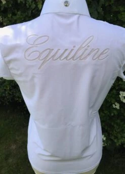 Equiline Ladies Ester Competition Shirt - White -Equestrian Supply Store equilineester