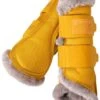 Eskadron Mesh Faux Fur Boots - Vintage Gold -Equestrian Supply Store eskmeshbootgold1rdy