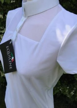 Equiline Ladies Ester Competition Shirt - White -Equestrian Supply Store ester