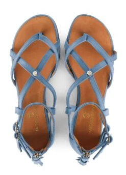 Fairfax & Favor Brancaster Sandal - Cornflower -Equestrian Supply Store fairfax favor brancaster cornflower 3rdy