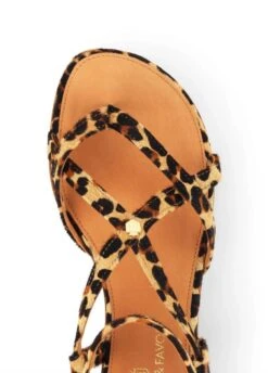 Fairfax & Favor Brancaster Sandal - Jaguar Haircalf -Equestrian Supply Store fairfax favor brancaster jaguar 3rdy