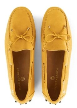 Fairfax & Favor Henley Driving Shoe - Mango 11 Fairfax & Favor Henley Driving Shoe - Mango -Equestrian Supply Store fairfax favor henley mango 5rdy