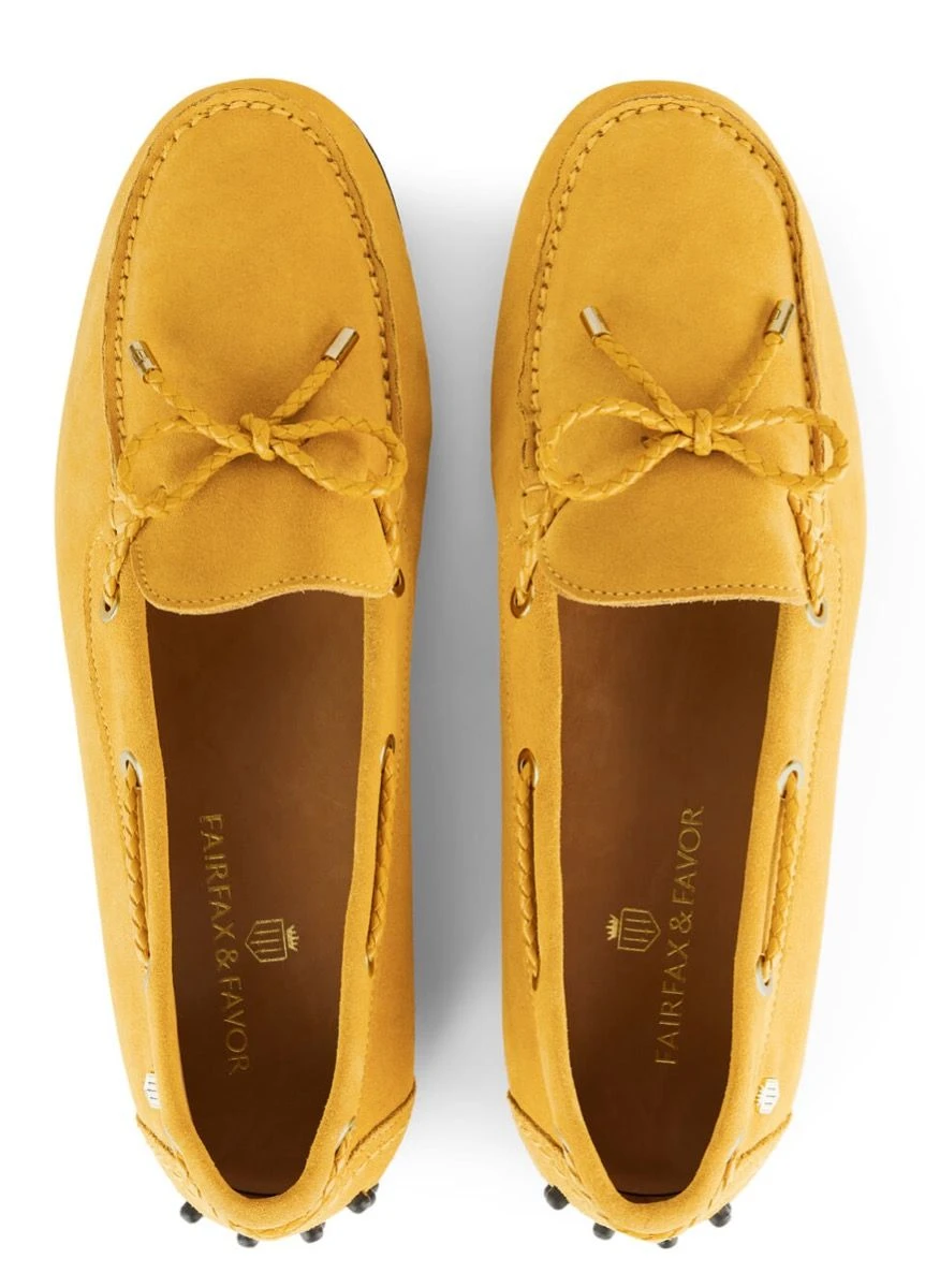 Fairfax & Favor Henley Driving Shoe - Mango 7 Fairfax & Favor Henley Driving Shoe - Mango - Image 5