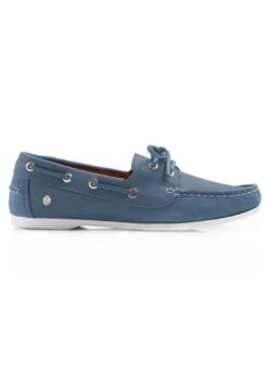 Fairfax & Favor Salcombe Deck Shoe - Cornflower