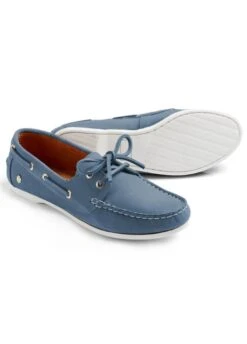 Fairfax & Favor Salcombe Deck Shoe - Cornflower -Equestrian Supply Store fairfax favor salcombe cornflower 3rdy