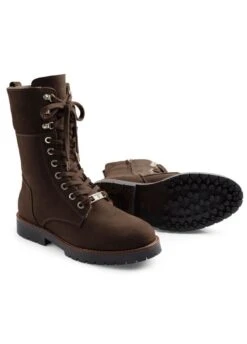 Fairfax & Favor Shearling Lined Anglesey - Chocolate -Equestrian Supply Store ff anglesey chocolate 2rdy