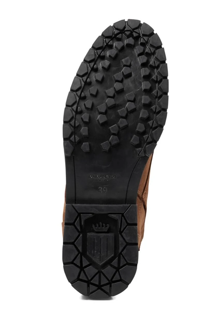 Fairfax & Favor Shearling Lined Anglesey Boot - Cognac 8 Fairfax & Favor Shearling Lined Anglesey Boot - Cognac - Image 6