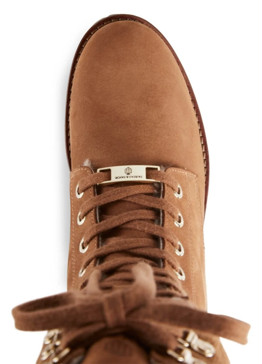 Fairfax & Favor Shearling Lined Anglesey Boot - Cognac 9 Fairfax & Favor Shearling Lined Anglesey Boot - Cognac - Image 7