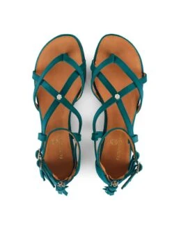 Fairfax & Favor Brancaster Sandal - Ocean 8 Fairfax & Favor Brancaster Sandal - Ocean -Equestrian Supply Store ff brancaster ocean 3rdy