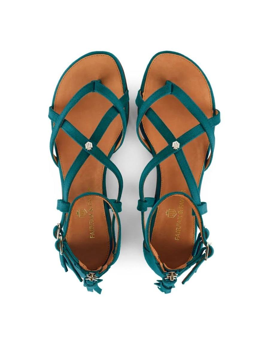 Fairfax & Favor Brancaster Sandal - Ocean 5 Fairfax & Favor Brancaster Sandal - Ocean - Image 3