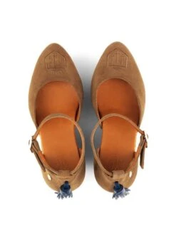 Fairfax & Favor Monaco Wedge - Tan -Equestrian Supply Store ff monaco tan 3rdy