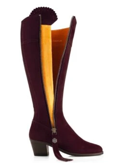 Fairfax & Favor Heeled Regina Sporting Fit - Plum -Equestrian Supply Store ff regina heel sporting plum 3rdy