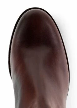 Fairfax & Favor Leather Flat Regina - Mahogany -Equestrian Supply Store ffflatreginamahogany5rdy