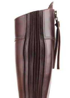 Fairfax & Favor Leather Flat Regina - Mahogany -Equestrian Supply Store ffflatreginamahogany6rdy