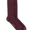 Fairfax & Favor Mens Ribbed Socks - Burgundy -Equestrian Supply Store ffmenssockburg1rdy