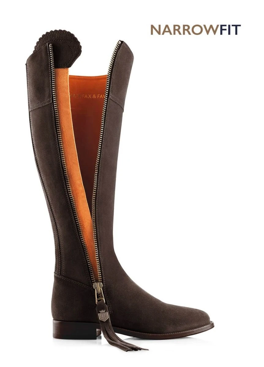 Fairfax & Favor Flat Regina Narrow Fit - Chocolate 4 Fairfax & Favor Flat Regina Narrow Fit - Chocolate - Image 2