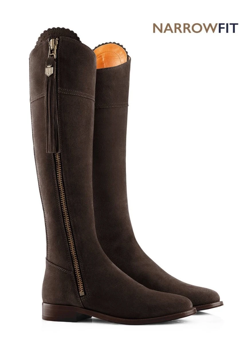 Fairfax & Favor Flat Regina Narrow Fit - Chocolate 5 Fairfax & Favor Flat Regina Narrow Fit - Chocolate - Image 3