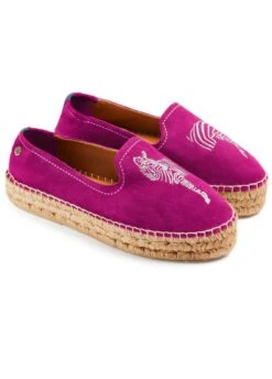 Fairfax & Favor Saint Tropez Espadrille - Fuchsia -Equestrian Supply Store ffsainttropezfuchsiardy