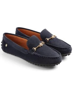 Fairfax & Favor Ladies Trinity Loafer - Navy 9 Fairfax & Favor Ladies Trinity Loafer - Navy -Equestrian Supply Store fftrinitynavyrdy