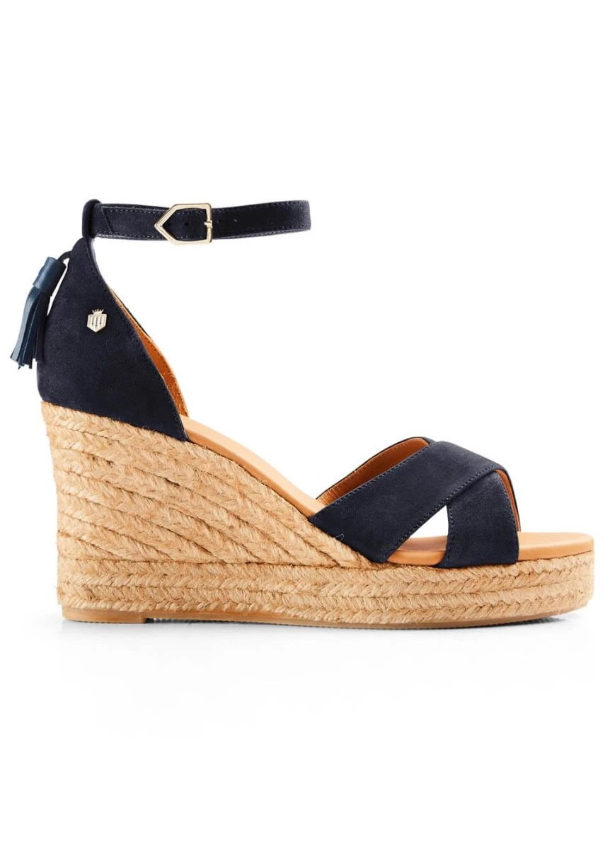 Fairfax & Favor Valencia Wedge - Navy 3 Fairfax & Favor Valencia Wedge - Navy
