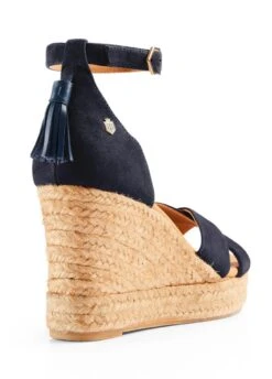 Fairfax & Favor Valencia Wedge - Navy 10 Fairfax & Favor Valencia Wedge - Navy -Equestrian Supply Store ffvalencianavy3rdy