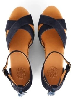 Fairfax & Favor Valencia Wedge - Navy 9 Fairfax & Favor Valencia Wedge - Navy -Equestrian Supply Store ffvalencianavy4rdy