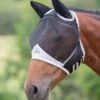 Shires Fine Mesh Fly Mask With Ears - Black 1 Shires Fine Mesh Fly Mask With Ears - Black -Equestrian Supply Store finemeshmaskblk
