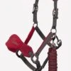LeMieux Vogue Fleece Headcollar & Leadrope Set - Mulberry/Grey 1 LeMieux Vogue Fleece Headcollar & Leadrope Set - Mulberry/Grey -Equestrian Supply Store fleecemulberryhc