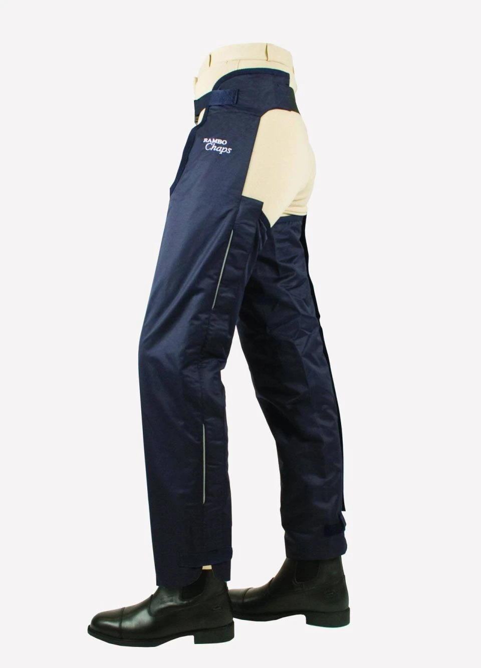Horseware Fleece Lined Full Chaps - Navy 3 Horseware Fleece Lined Full Chaps - Navy
